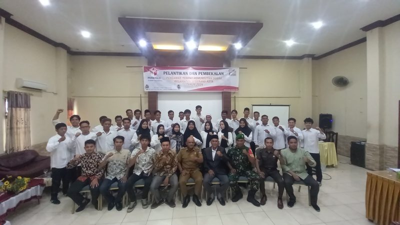 Pengawas Tempat Pemungutan Suara (PTPS)Se- Kecamatan Seberang Kota Resmi di Lantik
