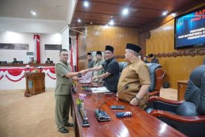 DPRD Tanjabbar Gelar Paripurna Penyampaian Nota Pengantar Raperda Inisiatif dan Paripurna Pertama LKPJ Bupati