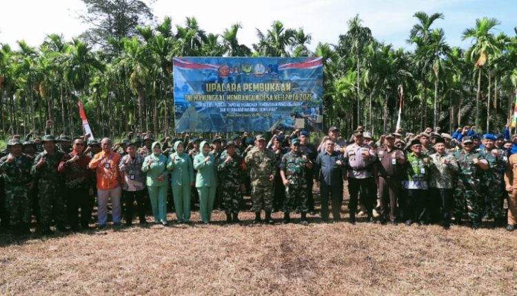 Hadir Dalam Pembukaan TMMD, Anggota DPRD Tanjab Barat Sampaikan Siap Mendukung Kegiatan Agar Berjalan Lancar